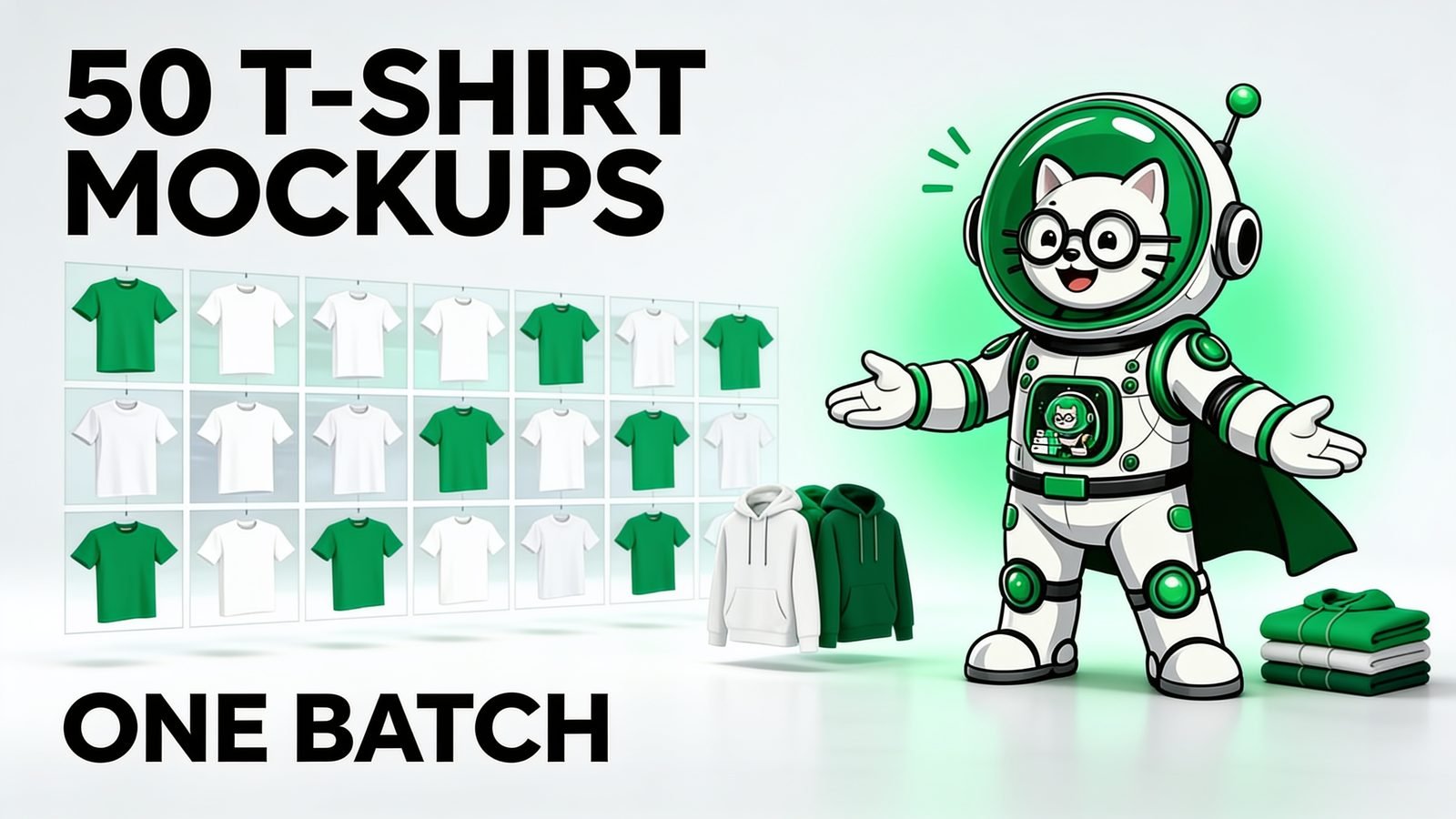T-Shirt Mockup for Photoshop? Batch 50 Free Instead | PodBulk